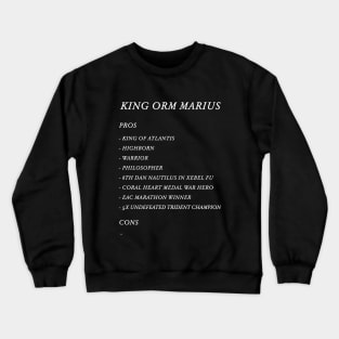 King Orm's stats Crewneck Sweatshirt